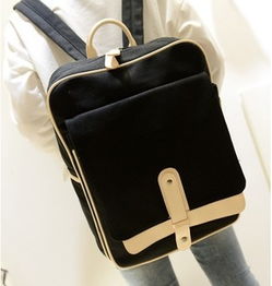 十字架帆布雙肩包 學院風潮流下的時尚與實用選擇